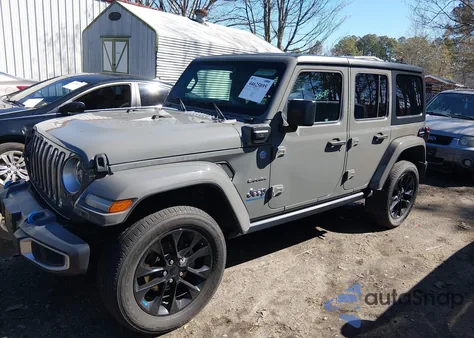 2023 Jeep Wrangler 4Xe Sahara 4X4 from USA, damaged, VIN 1C4JJXP61PW519697